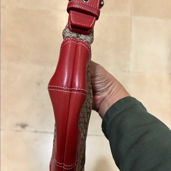 Vintage Y2K Coach Mini Signature Hobo Bag - Picture 10 of 12